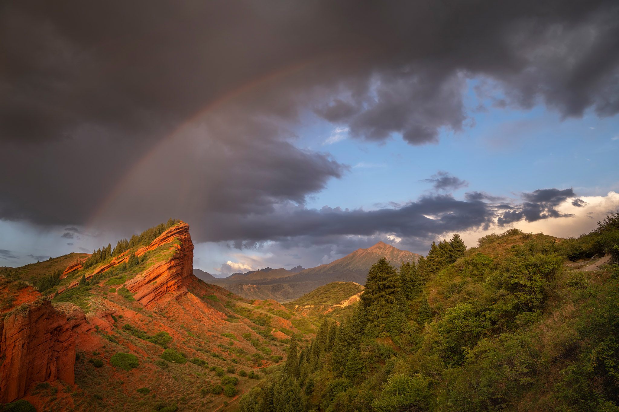 Red Rocks and Rainbows